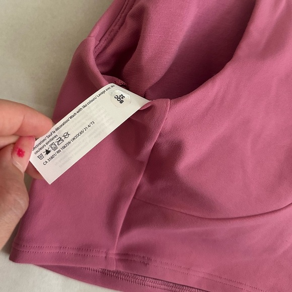 Lululemon Nulu Front-Darting Yoga Bra - Pink Blossom SZ 8 - Picture 5 of 5